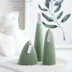 شمع استوانه ای مخروطی بزرگ معطر