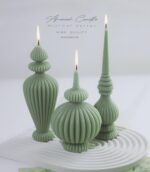 شمع تزیینی خمره ای بزرگ آرامش معطر - Image 2