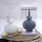 شمع تزیینی خمره ای بزرگ آرامش معطر