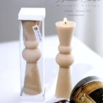 شمع استوانه دو توپ معطر آرامش