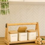جای ادویه با استند چوبی رایکا